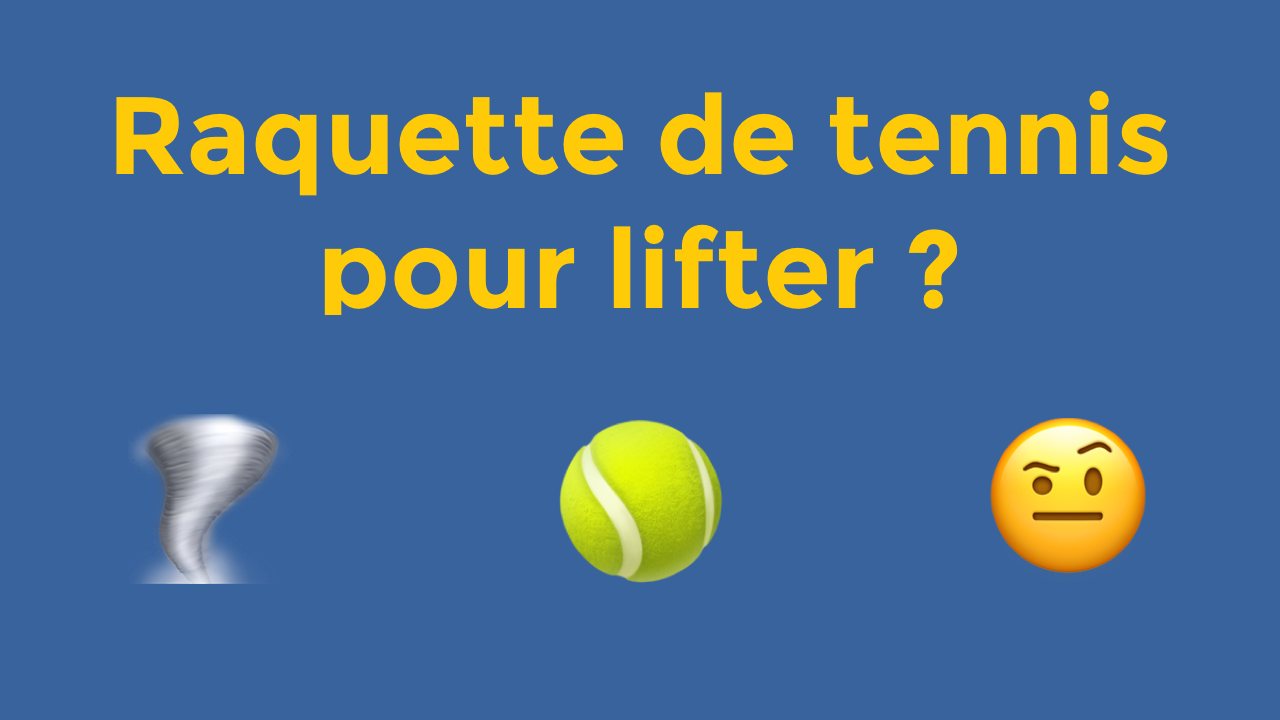 Raquette de tennis pour lifter thumbnail